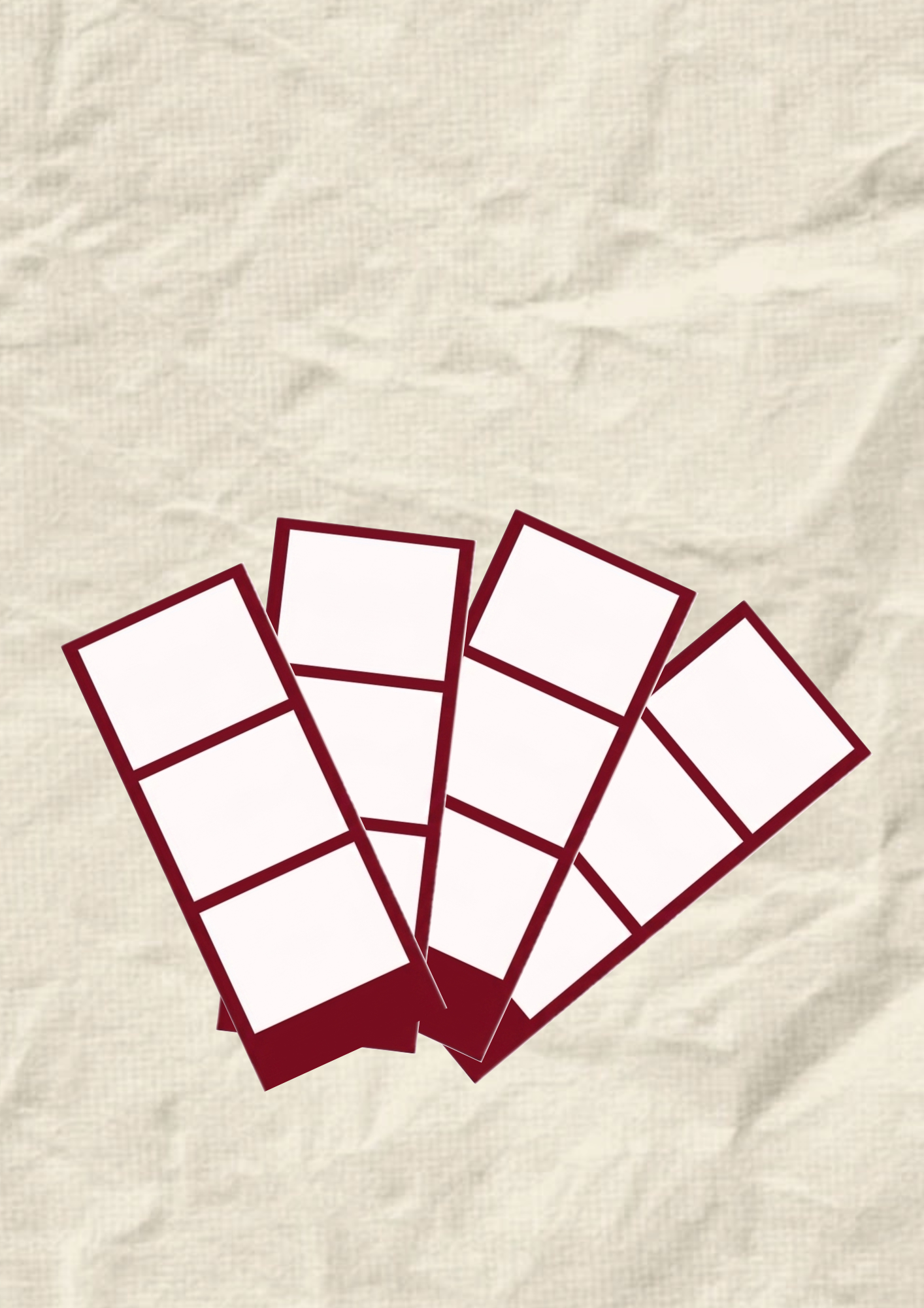 Phone case polaroid strips