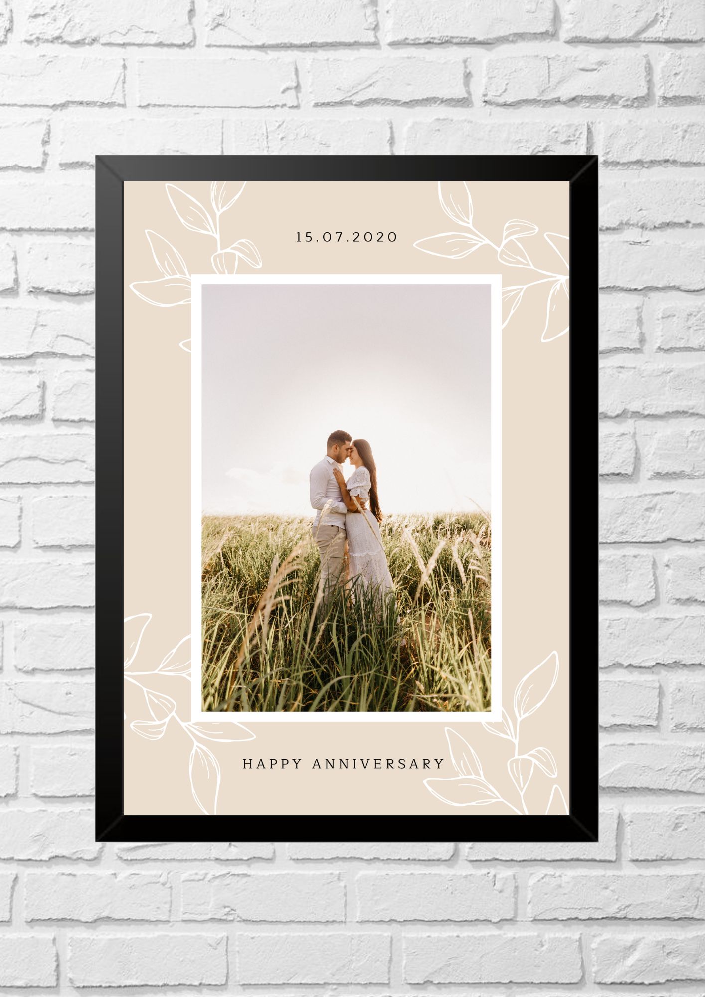 Simple Anniversary frame