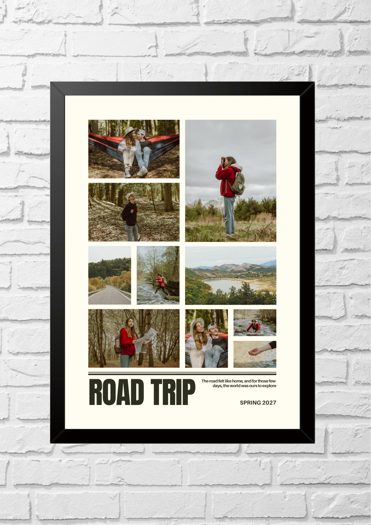 Road trip memory frame