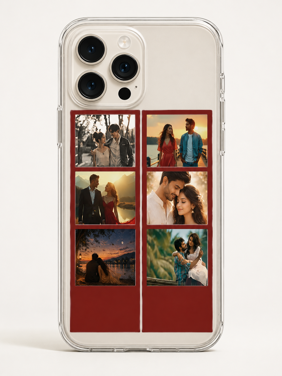 Phone case polaroid strips