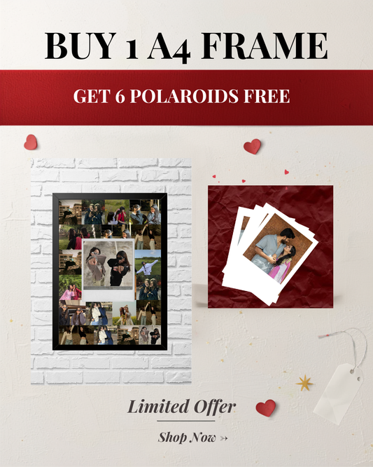 Free polaroids with frame