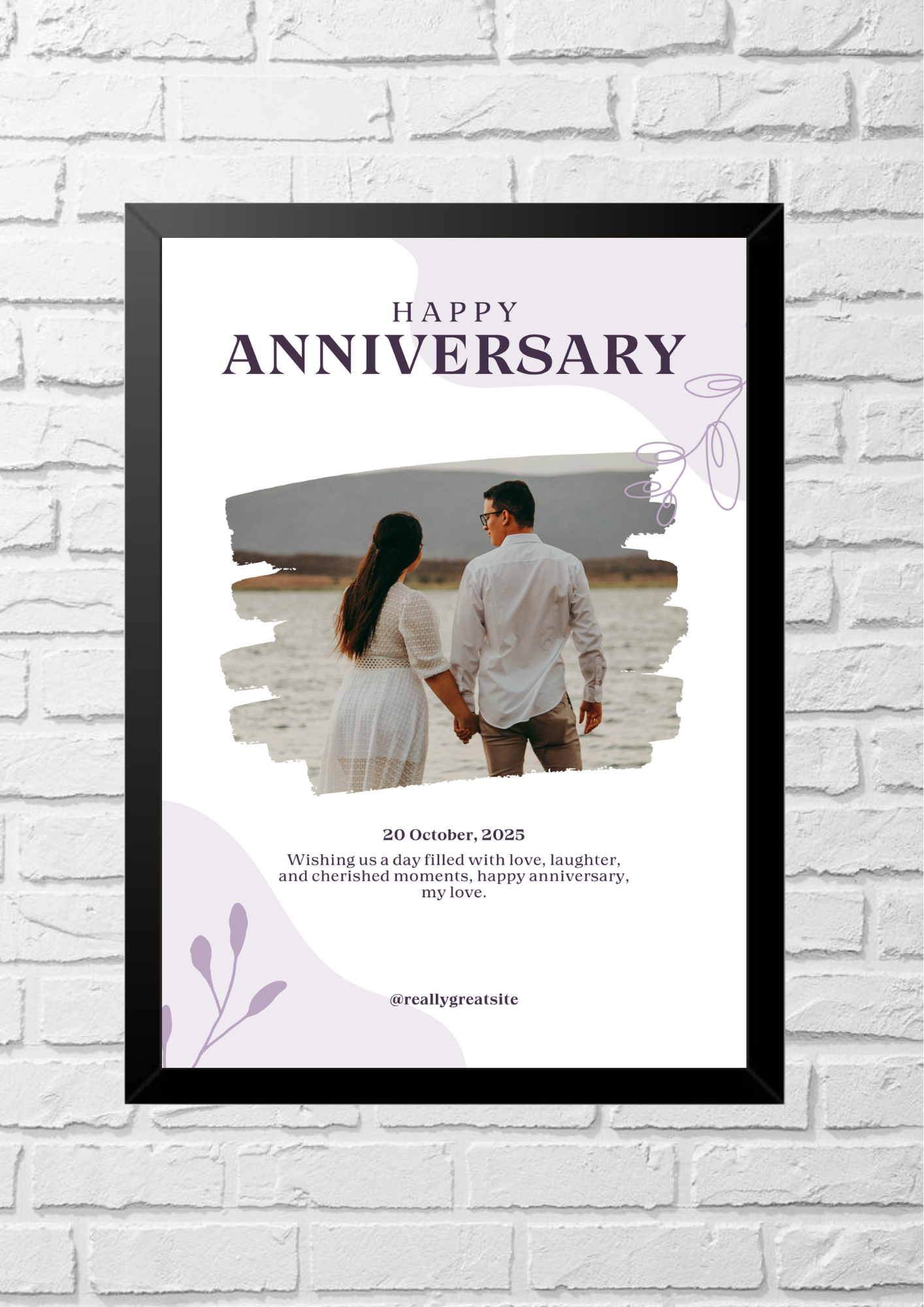 Simple Anniversary Frame