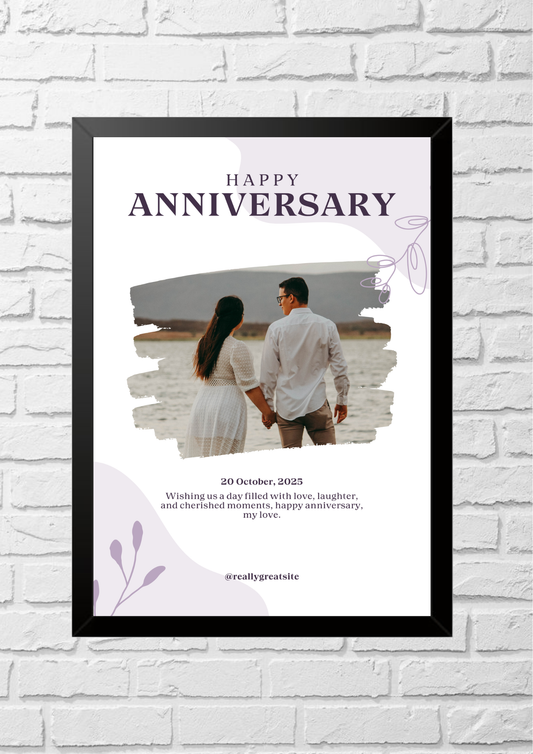 Simple Anniversary Frame