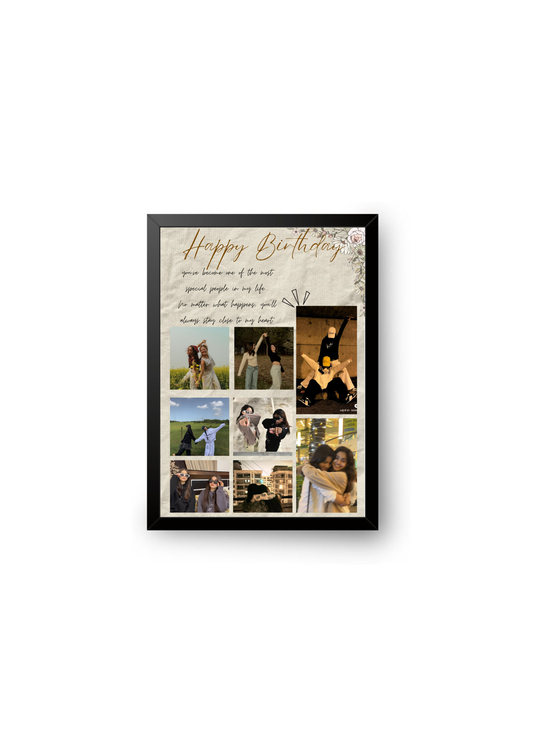 Special Note Birthday frame.